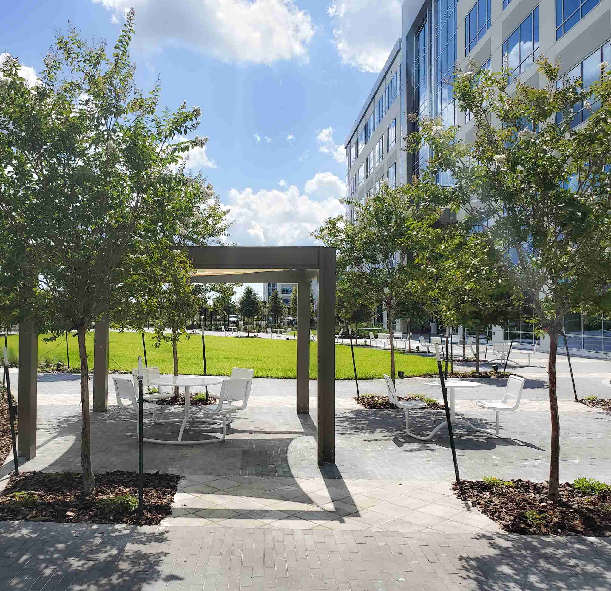 Commercial paver installation