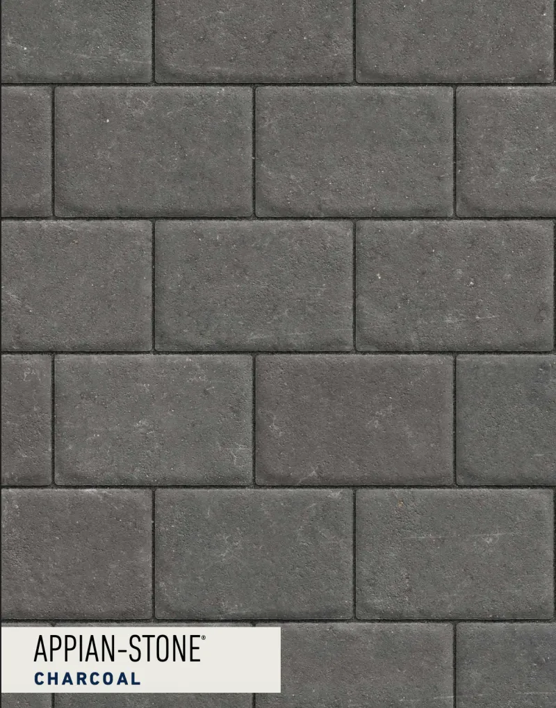 Appian-Stone Charcoal paver swatch