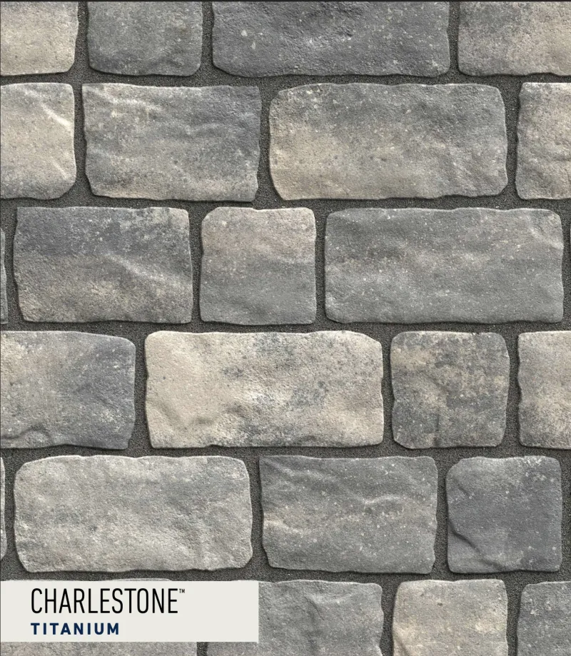Charlestone Titanium paver swatch