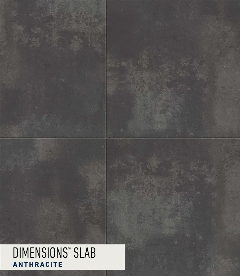 Dimensions Slab Anthracite paver swatch