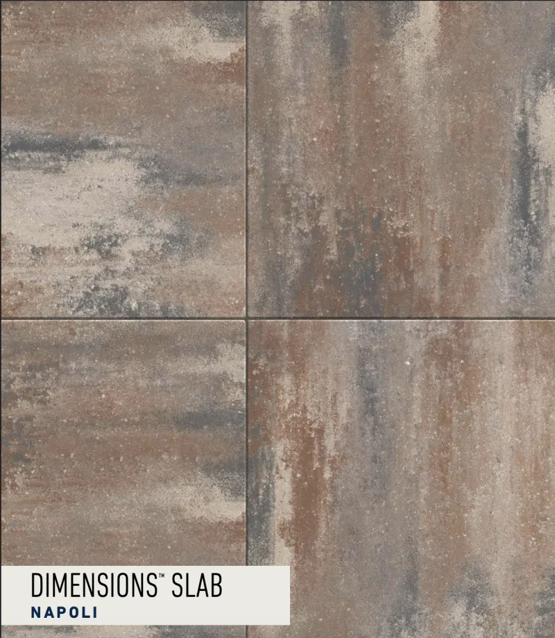 Dimensions Slab Napoli paver swatch