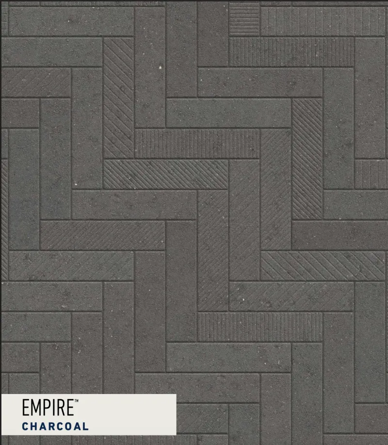 Empire Charcoal paver swatch