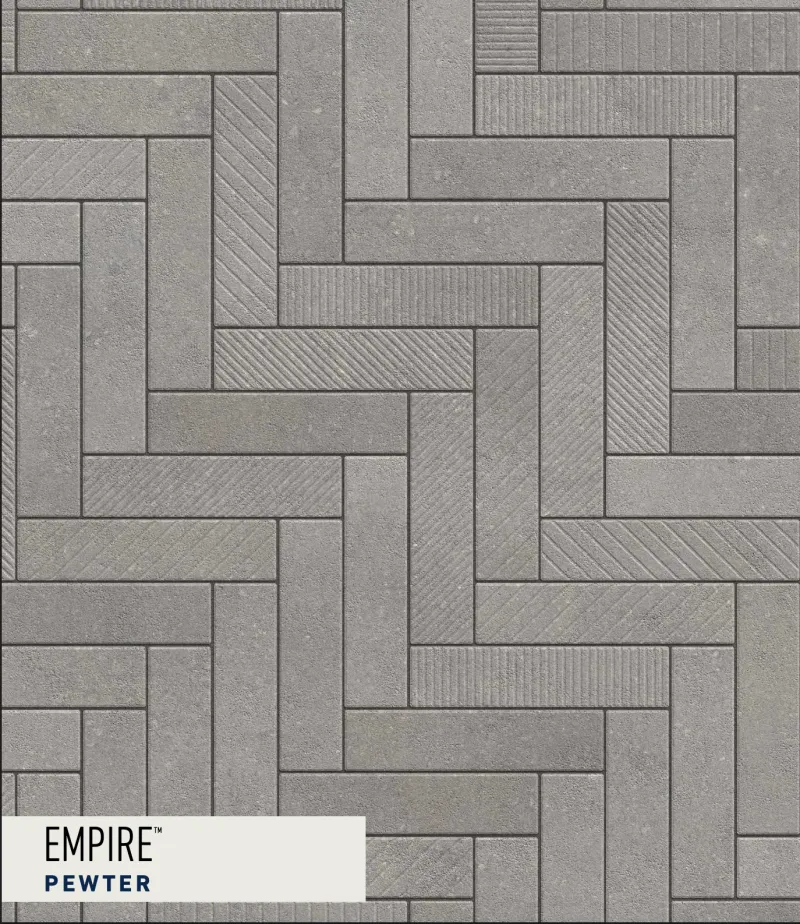 Empire Pewter paver swatch