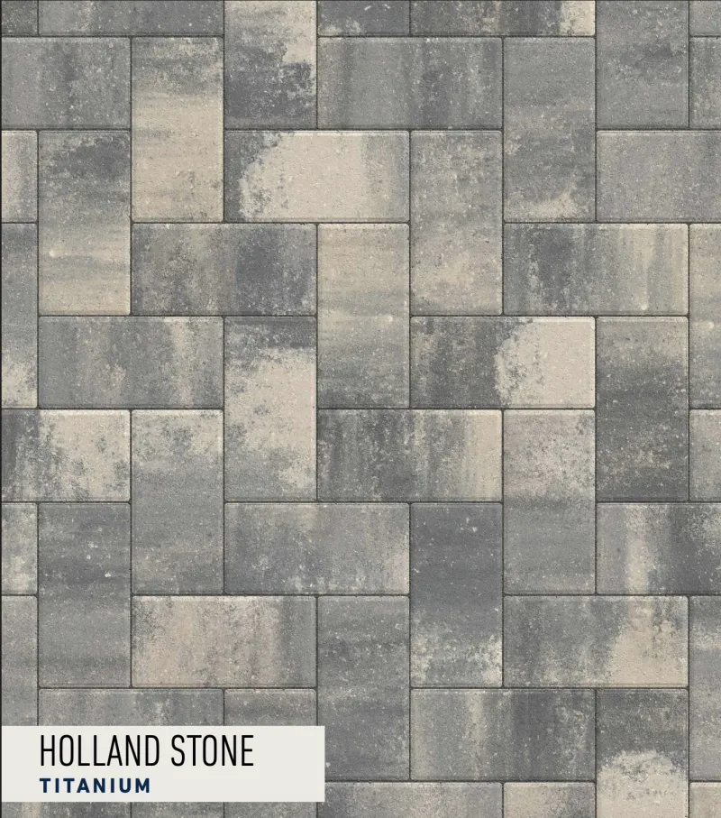 Holland Stone Titanium paver swatch