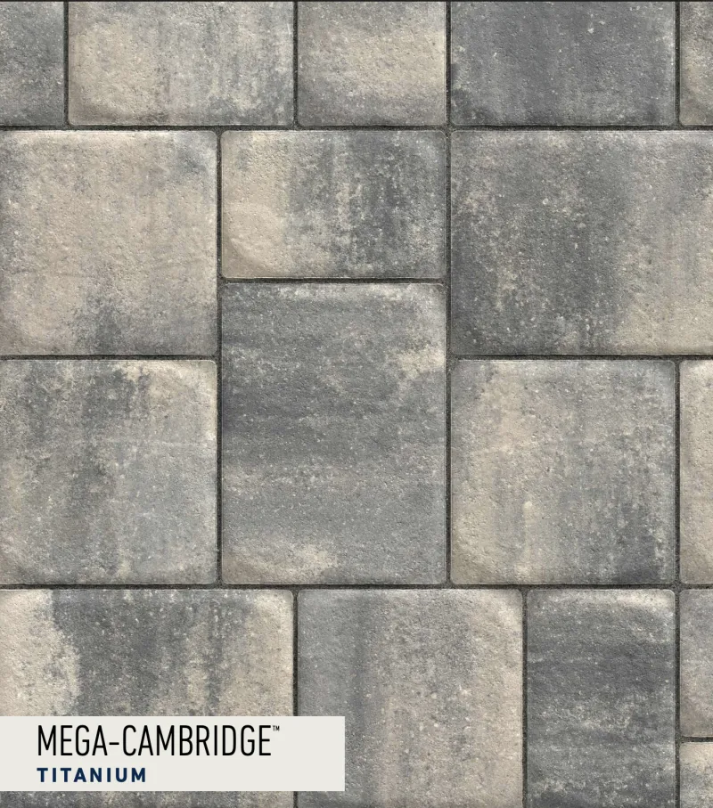 Mega-Cambridge Titanium paver swatch