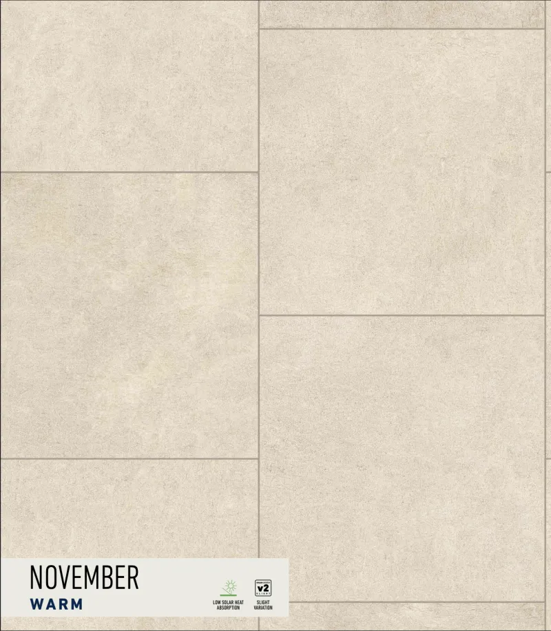 November Warm paver swatch