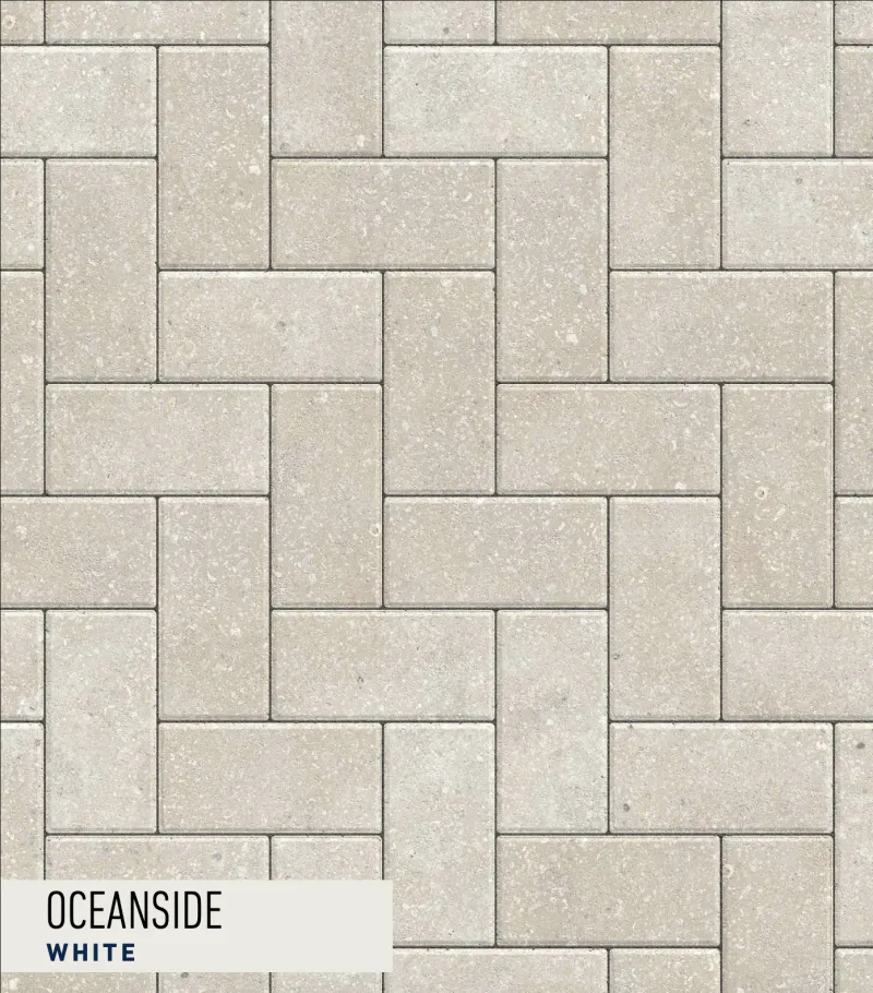 Oceanside White paver swatch