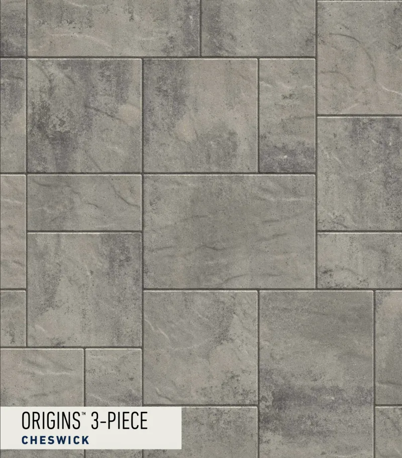 Origins 3-Piece Cheswick paver swatch