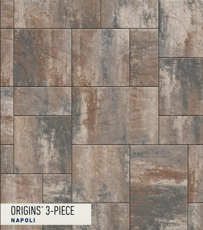 Origins 3-Piece Napoli paver swatch