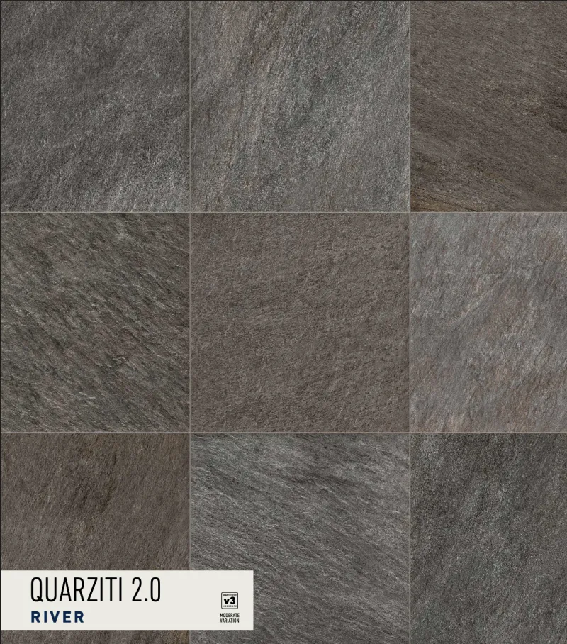 Quarziti 2.0 River paver swatch