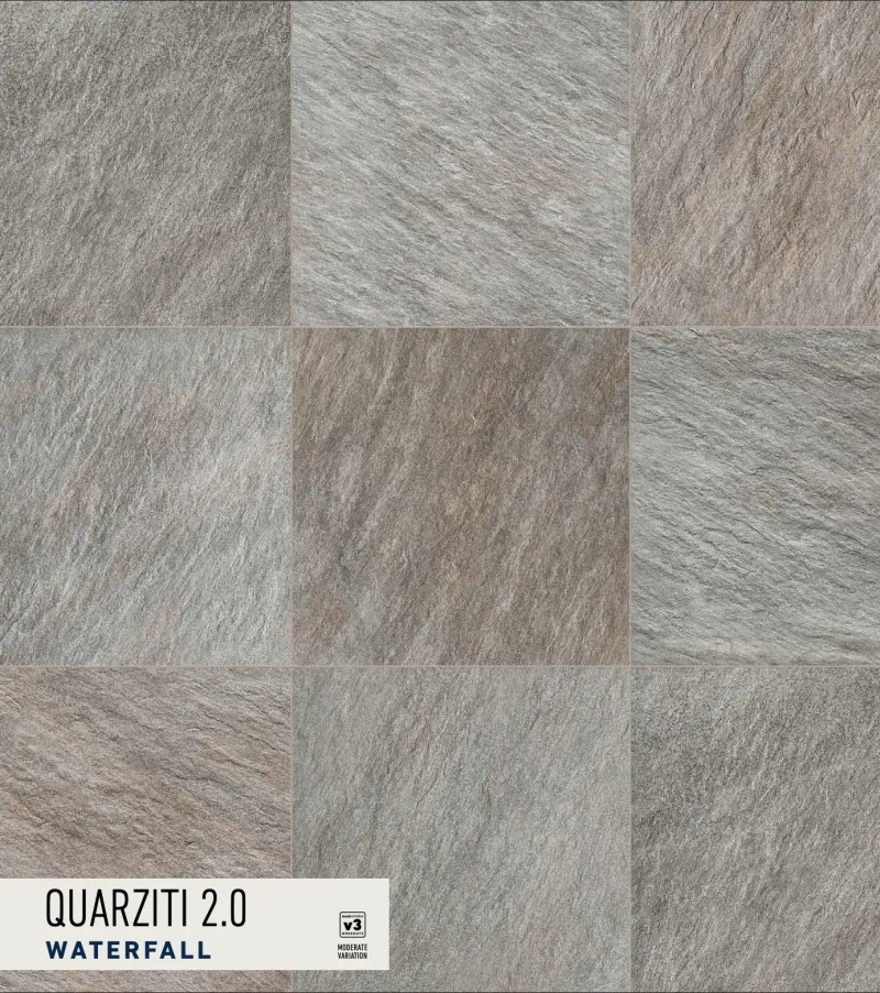 Quarziti 2.0 Waterfall paver swatch