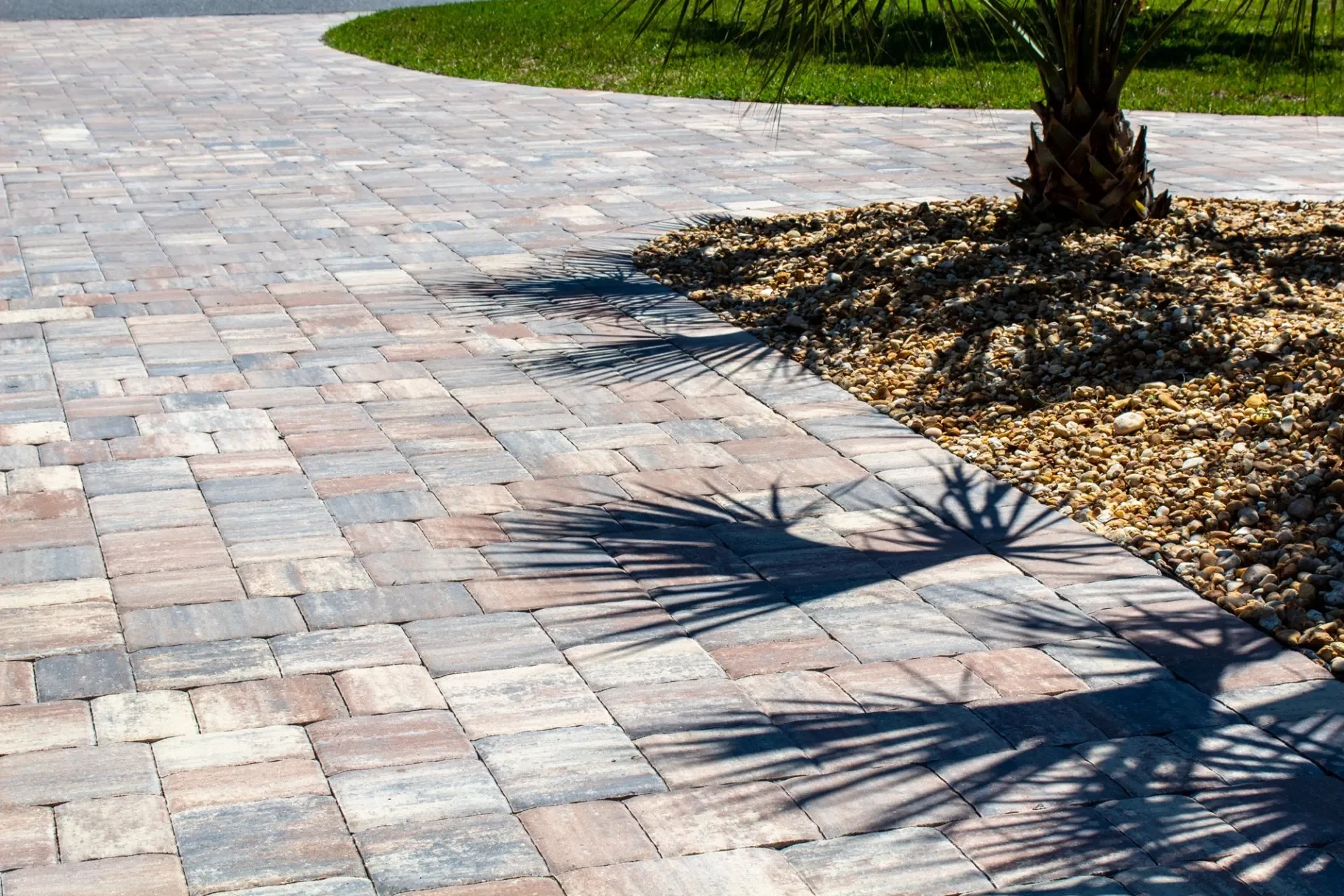 Custom paver driveway installation Jacksonville FL